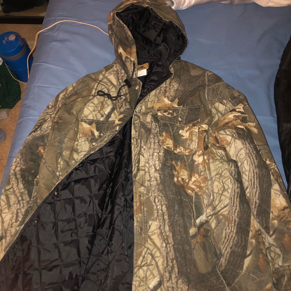 Size XL Duxbak camo jacket